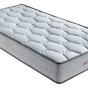 Colchão Espuma Lightpedic- 88x188x25 Orthocrin Solteiro Cinza