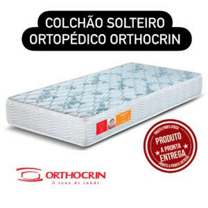 COLCHÃO ORTOPÉDICO  OURO AZUL ORTHOCRIN 88X188X24 SOLTEIRO