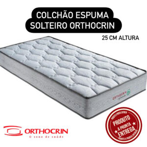 COLCHÃO ESPUMA  LIGHTPEDIC 88X188X25 SOLTEIRO