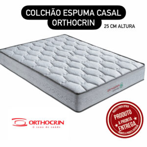 COLCHÃO ESPUMA LIGTHPEDIC 138X188X25 CASAL