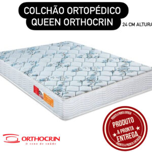 COLCHÃO ORTOPÉDICO OURO AZUL ORTHOCRIN 158X198X24 QUEEN