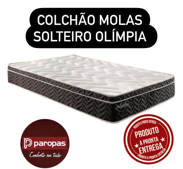 COLCHÃO MOLAS  OLIMPIA 88X188X28 SOLTEIRO
