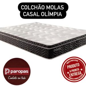 COLCHÃO MOLAS  OLIMPIA 138X188X28 CASAL