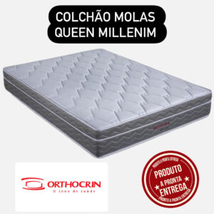 COLCHÃO MOLAS MILLENIUM 158X198X28 QUEEN