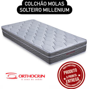 COLCHÃO MOLAS  MILLENIUM 88X188X28 SOLTEIRO
