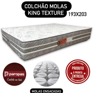 COLCHÃO MOLAS TEXTURE 193X203X30 KING