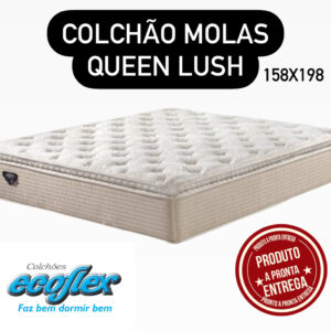 COLCHÃO MOLAS LUSH 158X198X35 QUEEN
