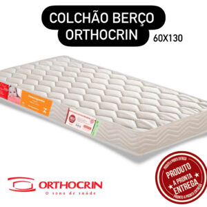 COLCHÃO  60X130X12 BERÇO ORTHOCRIN INFANTIL