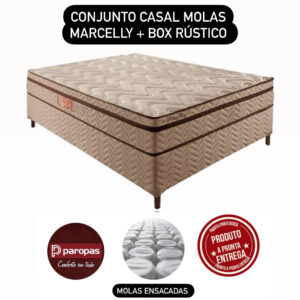 CONJUNTO  MOLAS MARCELLY + BOX RUSTICO CASAL