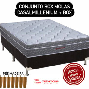 CONJUNTO BOX MOLAS  MILLENIUN + BOX PLUS CASAL