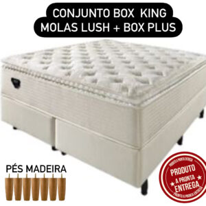 CONJUNTO BOX  MOLAS LUSH + BOX PLUS KING