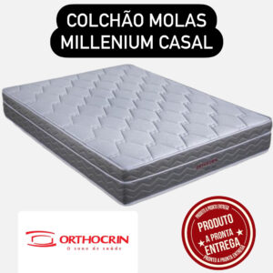 COLCHÃO MOLAS MILLENIUM 138x188x28 CASAL