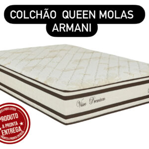 COLCÃO MOLAS ARMANI 158X198X32 QUEEN