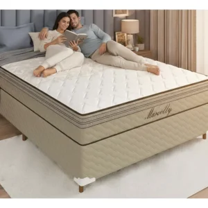 Conjunto Cama Box Paropas Marcelly Molas Ensacadas Casal