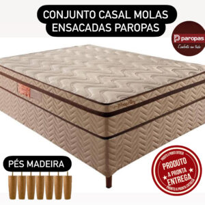 CONJUNTO BOX  MOLAS MARCELLY + BOX BEGE CASAL
