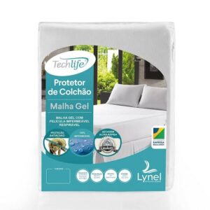 Protetor colchão malha gel Lynel impermeável solteiro