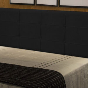 Cabeceira Nepal cor preto 160  queen