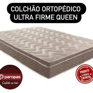 COLCHÃO ORTOPÉDICO ULTRA FIRME PAROPAS 158x198x25 QUEEN