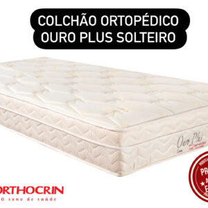 COLCHÃO ORTOPÉDICO OURO PLUS ORTHOCRIN 88x188x26 SOLTEIRO