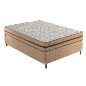 Cama box + colchão paropas basic uniface casal 138x188x24