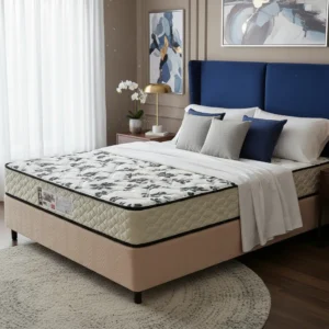 Conjunto Box Casal: Colchão Espuma D-33 Paropas Pasquale Bege