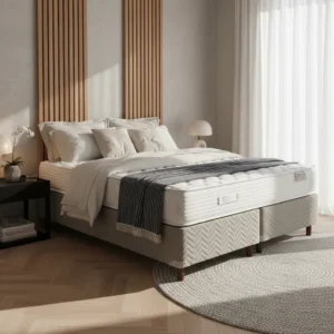 Conjunto Cama Box  Ecoline Espuma D-33 Ecoflex Queen